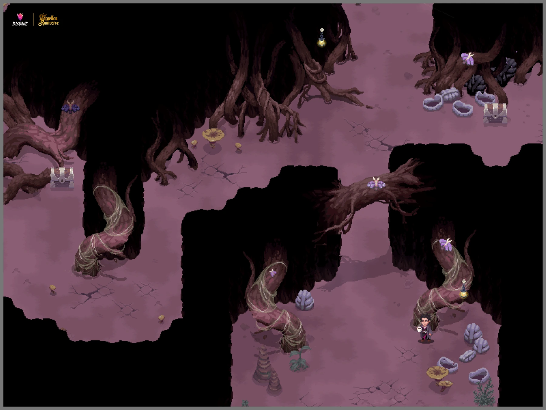 Hollow Tree · Ambientación y profundidad